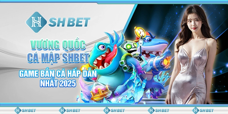 Vương Quốc Cá Mập SHBET - Game Bắn Cá Hấp Dẫn Nhất 2025